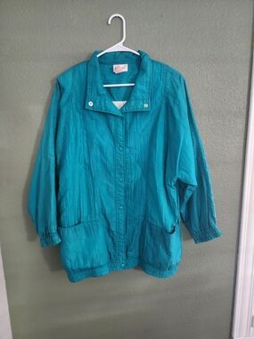 Haband Teal Utility Jacket
